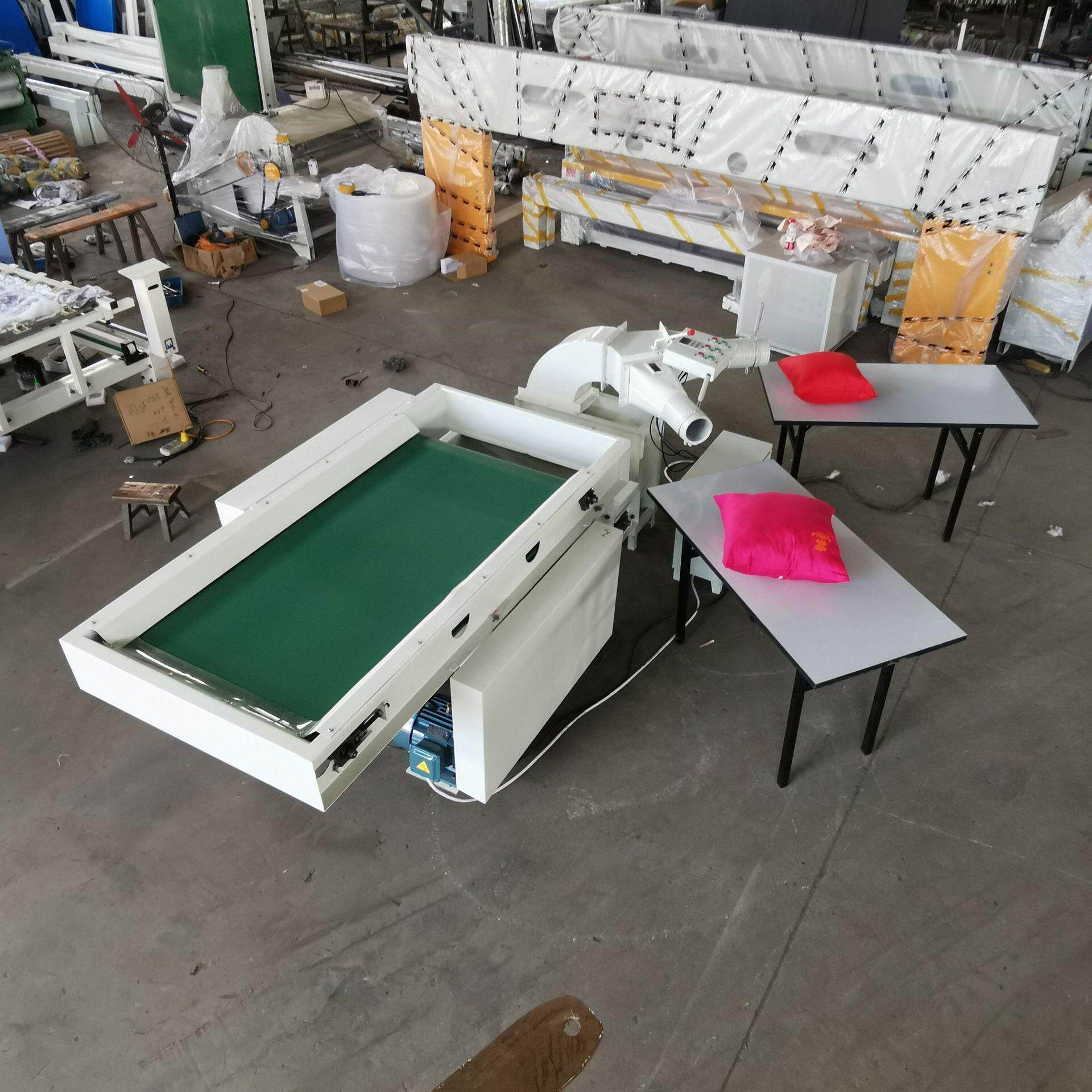 枕芯填充羽绒填充充枕机自动开松枕头填充机