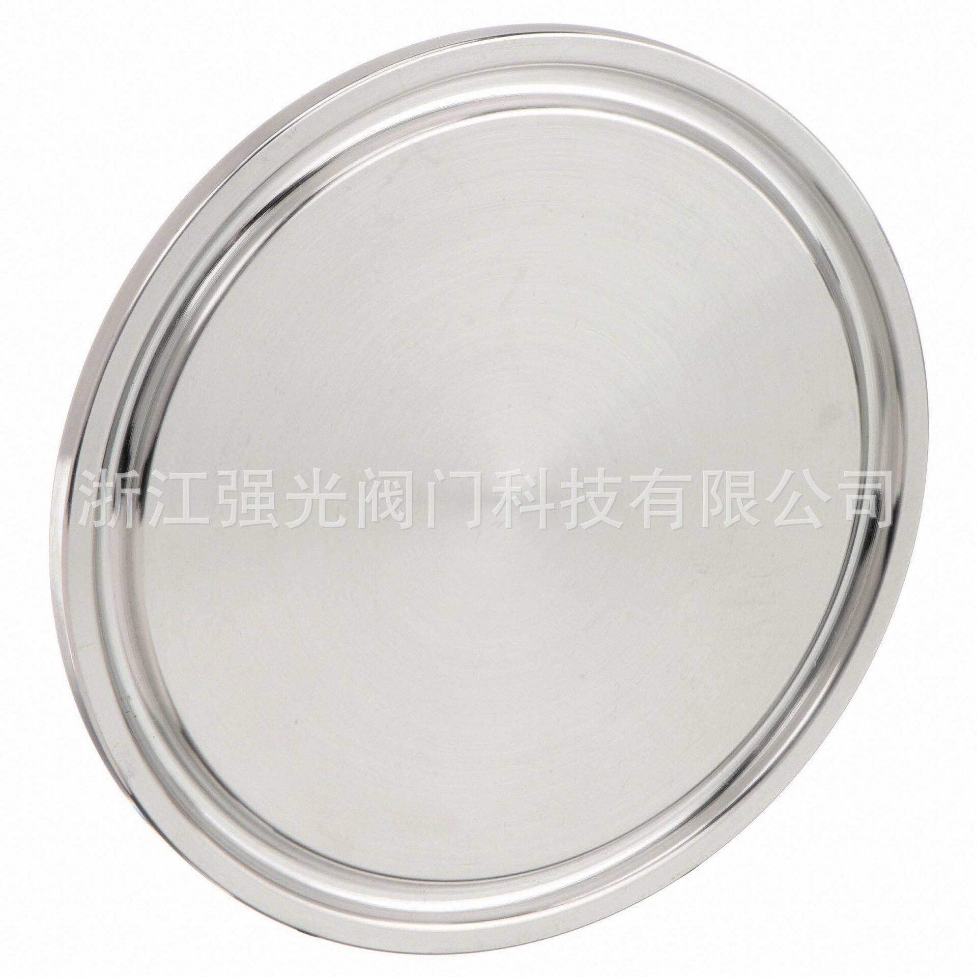 卫生级快装盲板,304不锈钢快装堵片,不锈钢快装堵头 卡箍式闷板