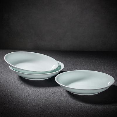 景德镇影青高温瓷餐盘水果盘