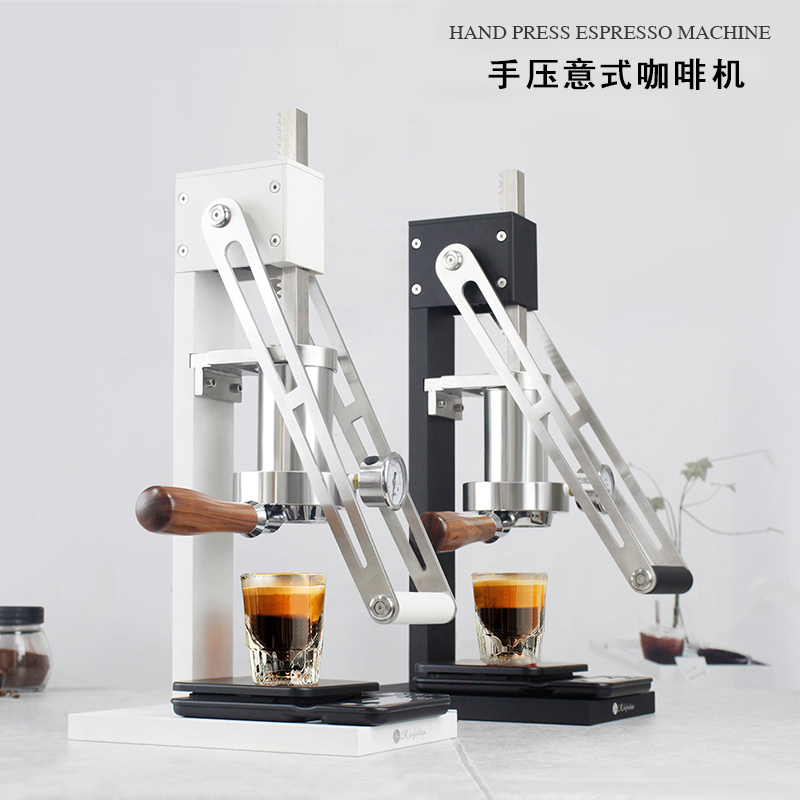 绿融手压咖啡机 手动意式浓缩 商用家用户外萃取变压拉杆式咖啡机