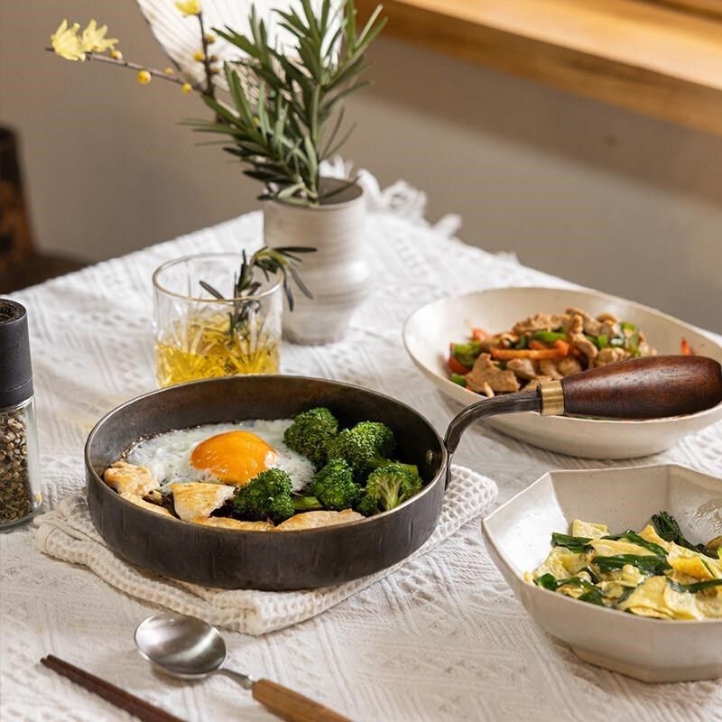 铁锅无涂层手工锻打q小煎锅烙饼蛋平底锅煎牛排煎锅不粘锅,橡塑材料及制品,亚克力棒,淘宝优惠券,粉丝福利购,淘宝优惠卷