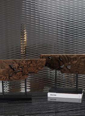 新中式龙凤摆件禅意样板房客厅居家装饰品玄关电视柜创意现代软装