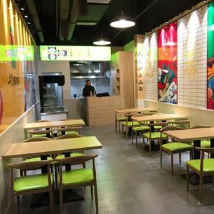 鐵藝牛角椅飯店餐飲主題餐廳小吃面館燒烤奶茶甜品店快餐桌椅組合