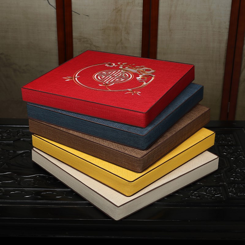 中式椅垫红木椅子沙发坐垫餐椅垫刺绣实木家具圈椅座垫茶桌垫定制