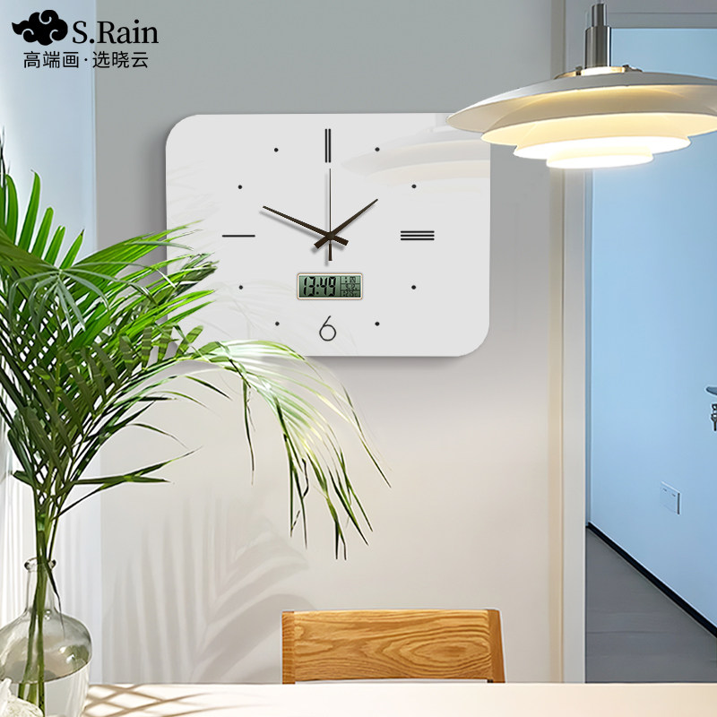 电表箱装饰画带钟表万年历时钟挂钟电闸配电箱遮挡挂画遮丑免打孔,家居饰品,现代装饰画,淘宝优惠券,粉丝福利购,淘宝优惠卷