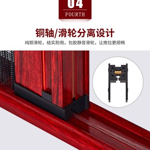 定制纱门推拉式通风入户隐形折叠防蚊门帘阳台纱门伸缩式磁性门帘