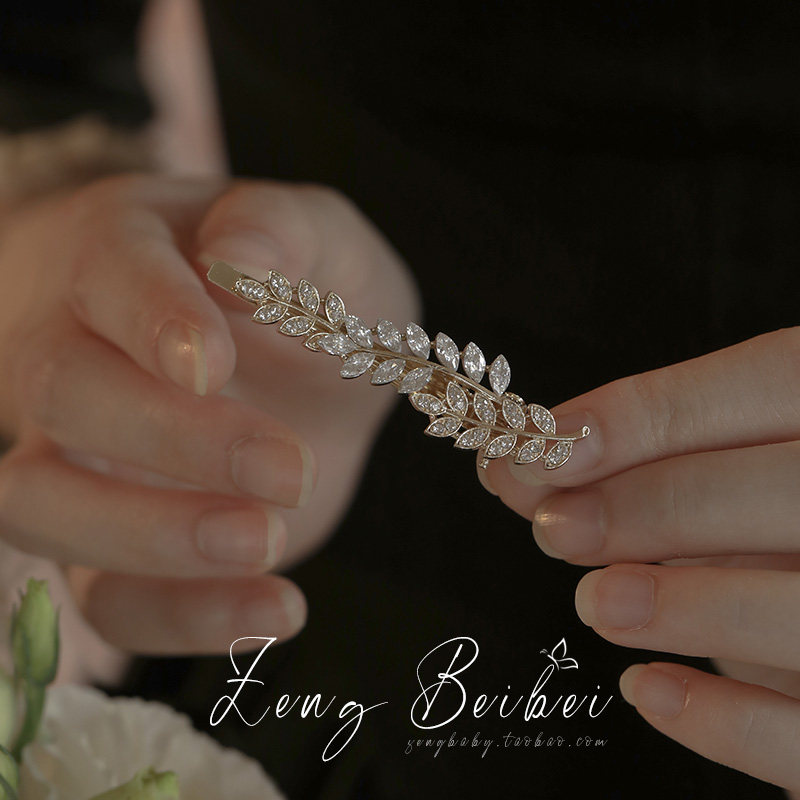 法式超仙锆石发夹 森系仙女前额侧边浏海夹鸭嘴夹子发夹头发饰品,饰品/流行首饰/时尚饰品新,发饰,淘宝优惠券,粉丝福利购,淘宝优惠卷