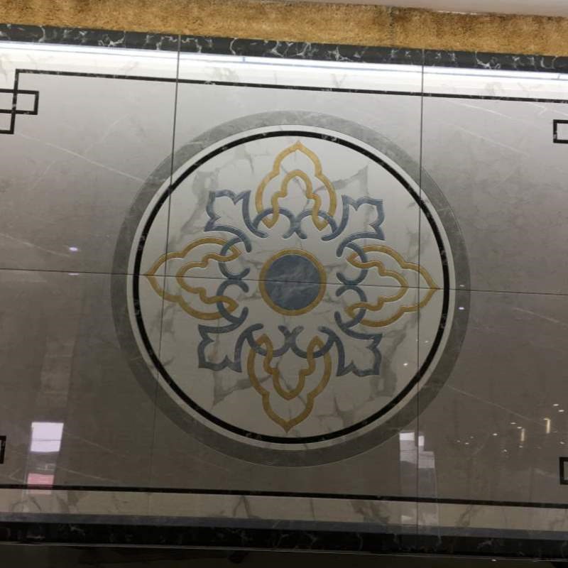 欧式地砖拼地过入户走廊画现代80客厅玄关道无限简约餐厅瓷砖拼花