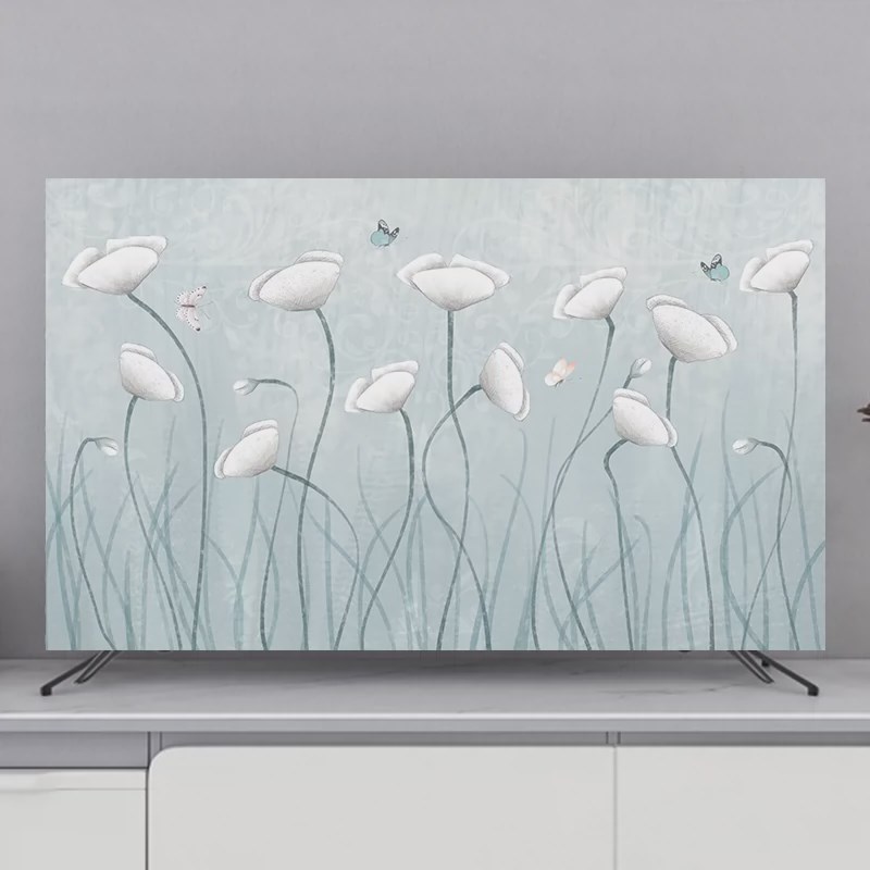 55英寸电视机防尘罩65寸75寸32寸挂式台式曲面液晶电视盖布新款