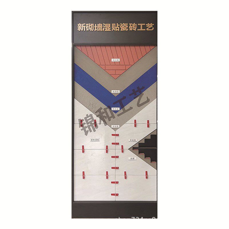 公司装饰展厅陈列柜装修工艺系统展柜多功能可移动展示架工程