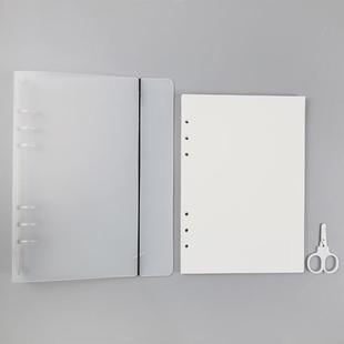 a6a5a4手帐手账贴纸素材活页离型纸本收纳册胶带图鉴本加厚新款