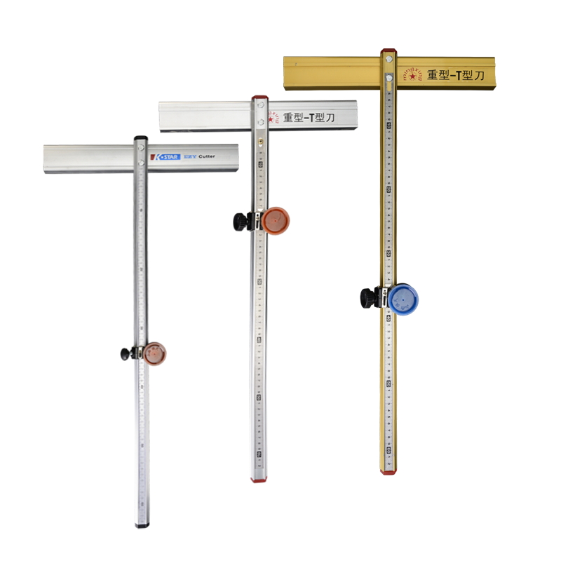 玻璃推刀t型刀高精瓷砖推拉刀手动划刀拖刀切割神器大力开界器