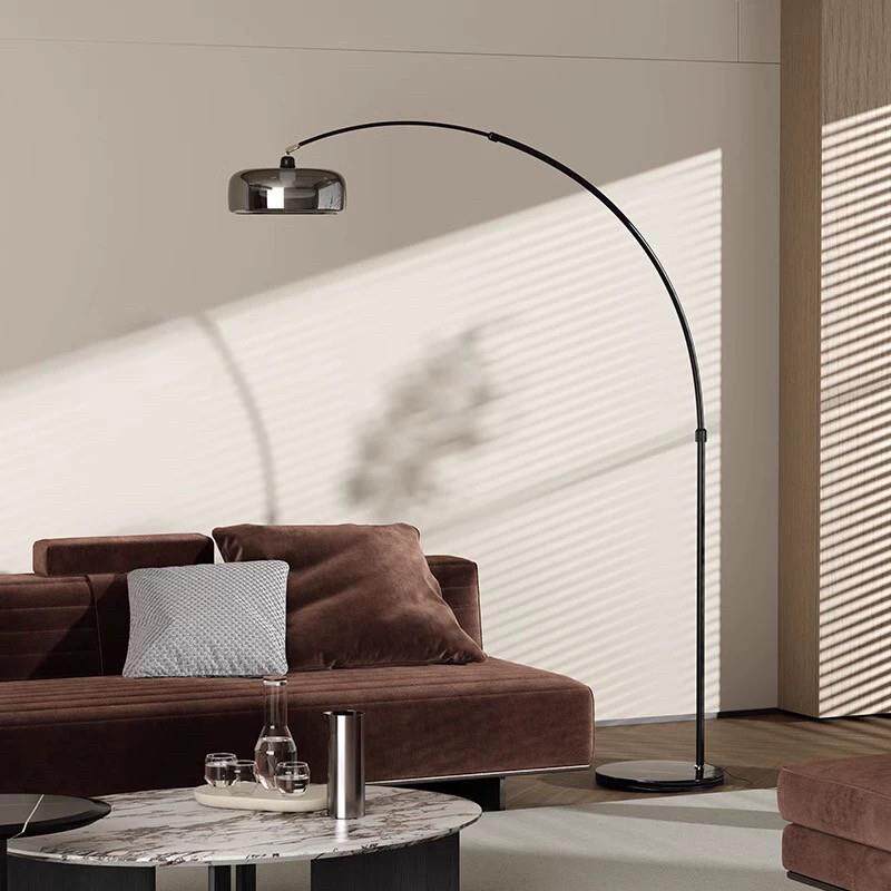 意式极简落地灯客厅沙发旁边高级感钓鱼灯轻奢风卧室牀头立式灯