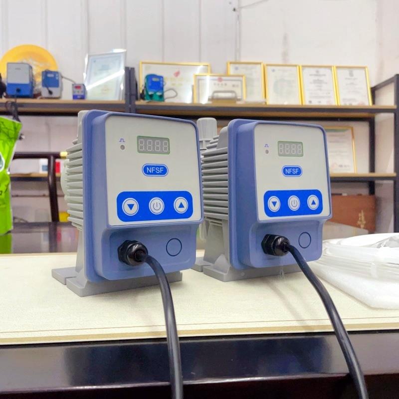 电P磁隔膜H计计量泵耐酸碱流量可调节自动时加药计量泵