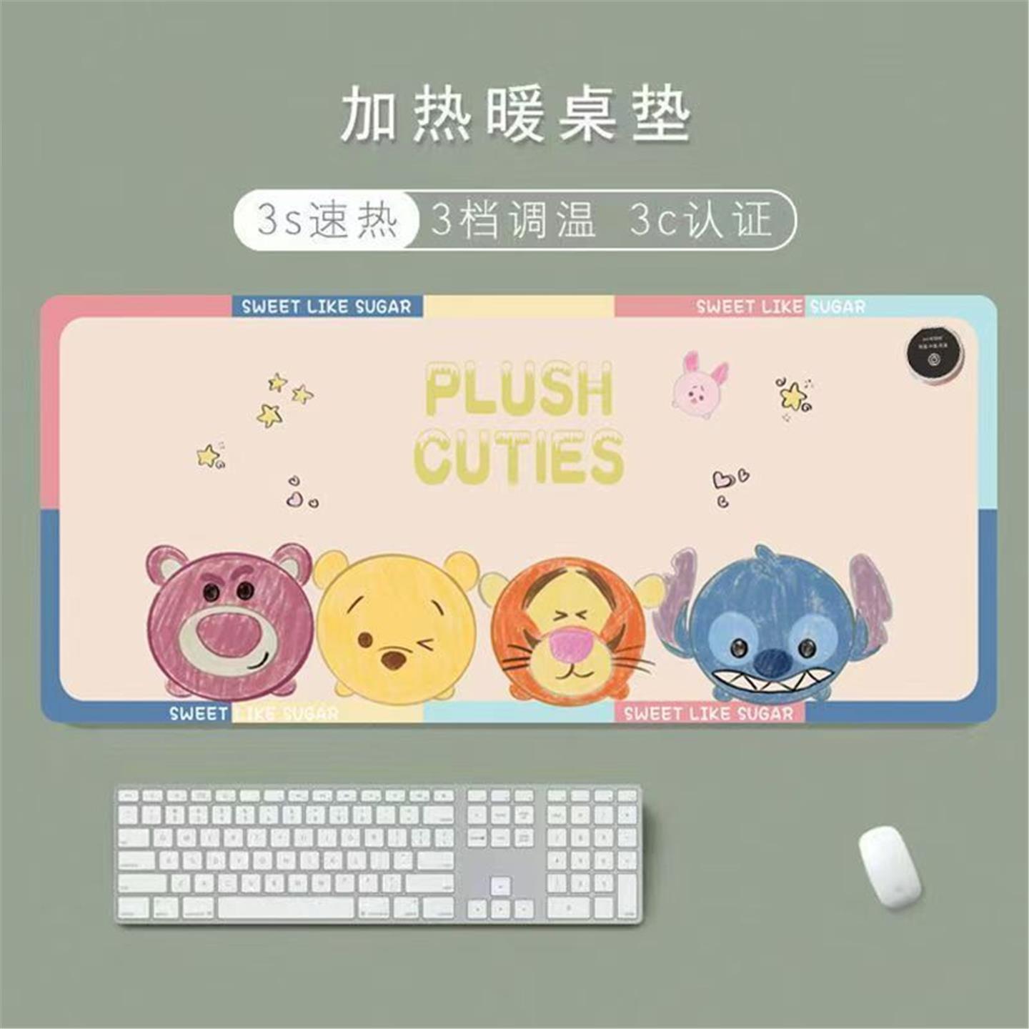 桌面加热垫暖桌垫加热鼠标垫超大办公室电脑桌面垫子学生写字暖手