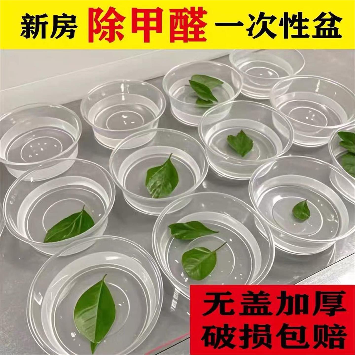 盆子除甲醛一次性水盆无盖餐盒小龙虾圆形打包饭盒外卖水果盘