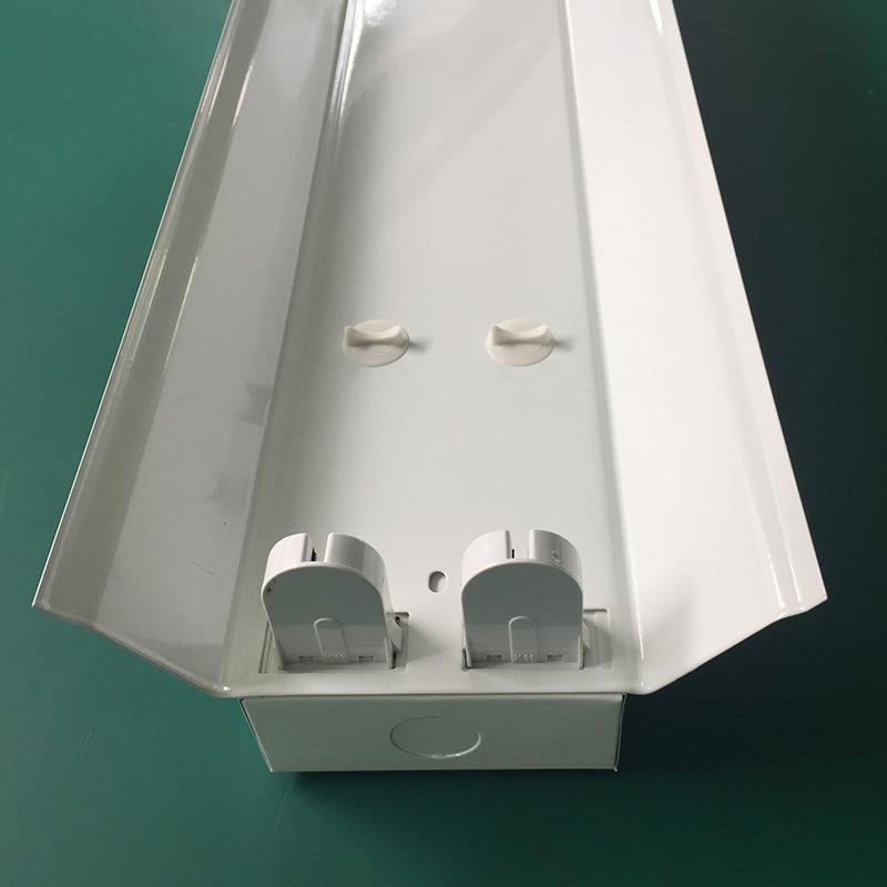 工厂供应T8LED单双管日光灯可装应急车间停车场0.61.2米LED支架灯