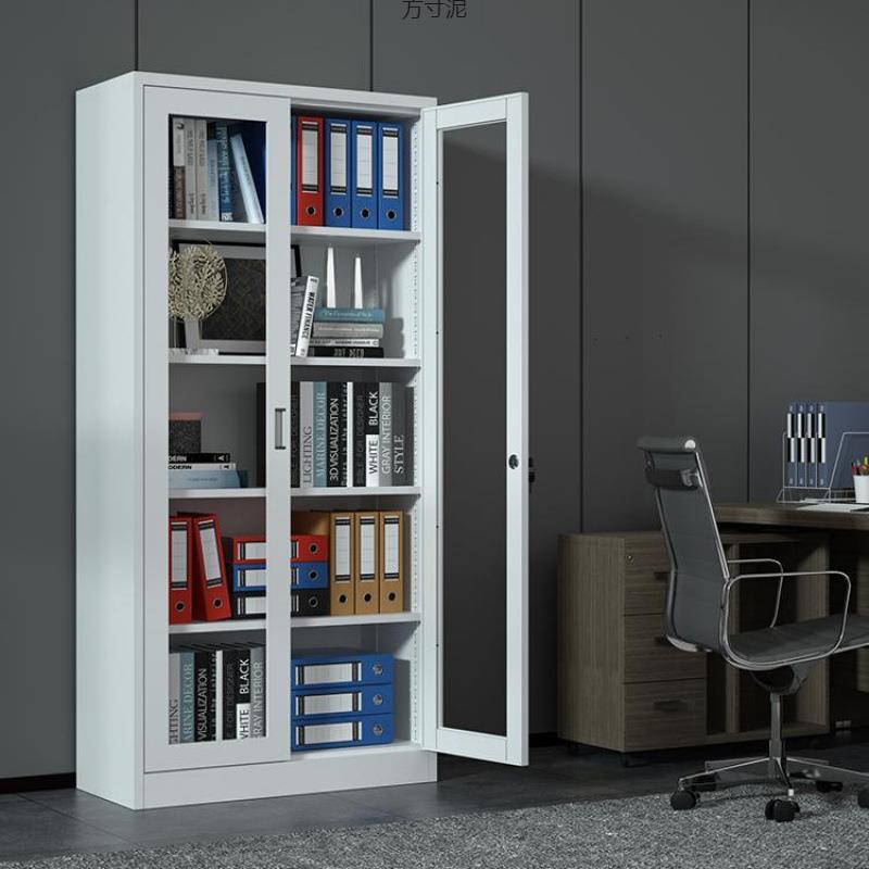 钢制文件柜办公室资料柜财务书柜档案柜工具收纳柜带锁矮柜更衣柜