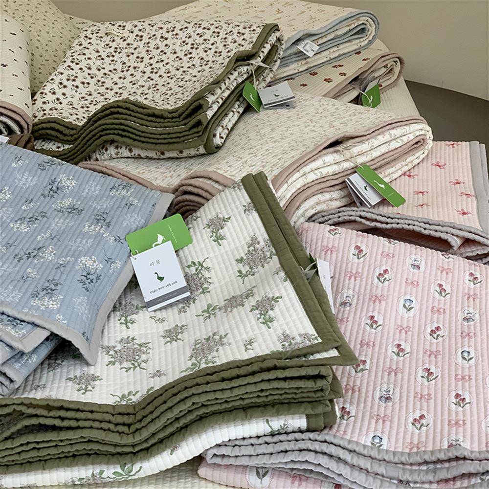 大鹅纯棉床盖单件四季儿童榻榻米大床单人新款宿舍单床盖