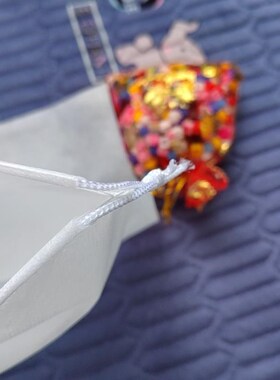 F6L30克环保无纺布袋抽绳束口鞋子饰品收纳袋防尘袋白色透气无纺