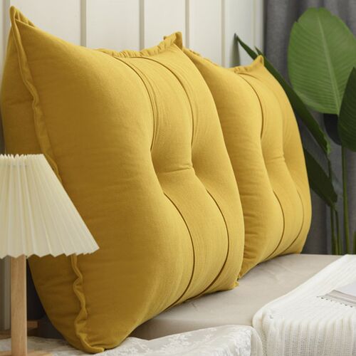 可拆洗insf奶油色客厅沙发组合靠背卧室床头靠背垫榻榻米双人软包