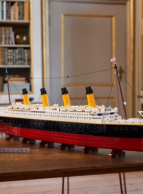 泰坦尼克号积木10294模型拼装玩具巨大型游轮成年高难度益智男孩