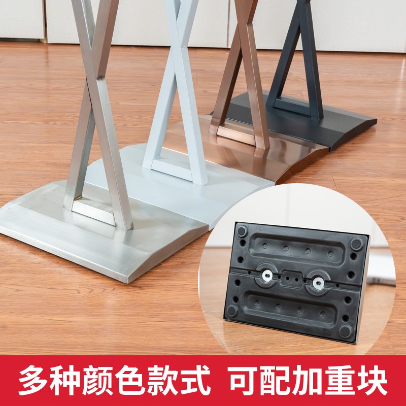 水牌立式广告牌展示牌宣传立牌定制落地招聘店门口海报展架支架子