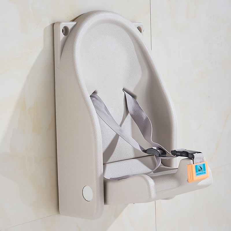 母婴室多功能护理台第三卫生间婴儿换尿布儿童壁挂可折叠浴室座椅