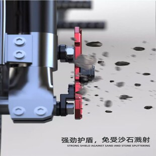 适用于无极CU625 改装前刹车卡钳保护罩下泵装饰护盖配件