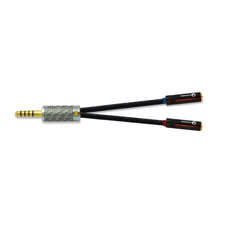 pha-2A  4.4公转双3.5平衡母pha-3耳机线z7转接头mm黑砖nw-wm1za