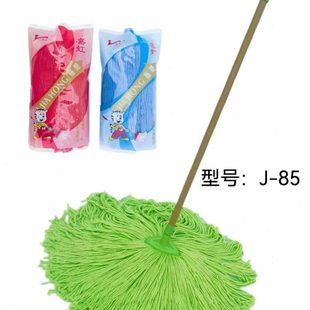 嘉虹家用无水痕线超细纤维吸水拖把手拧普通方头拖布墩布