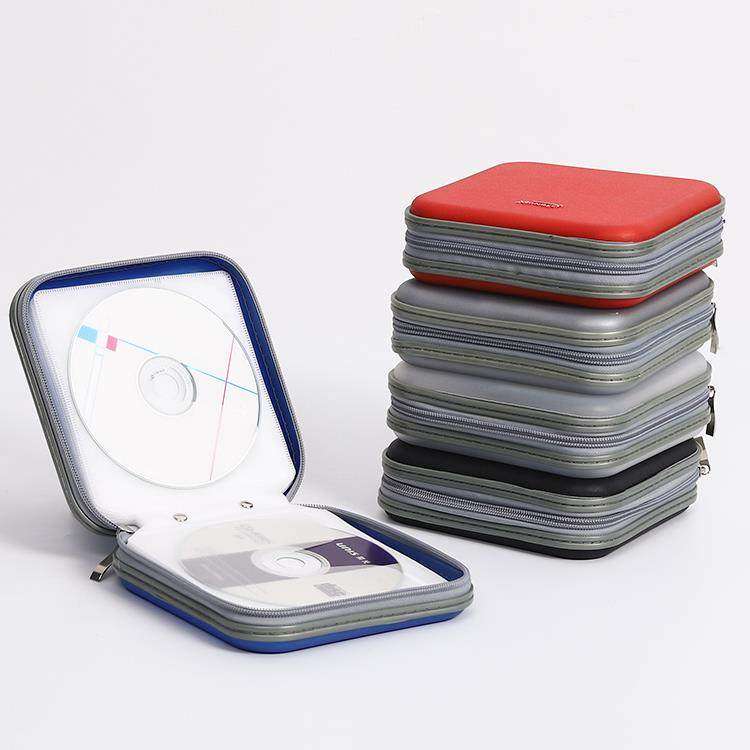 日本精工大容量CD盒家用宝宝光盘收纳包DVD包高档车载碟片包盒