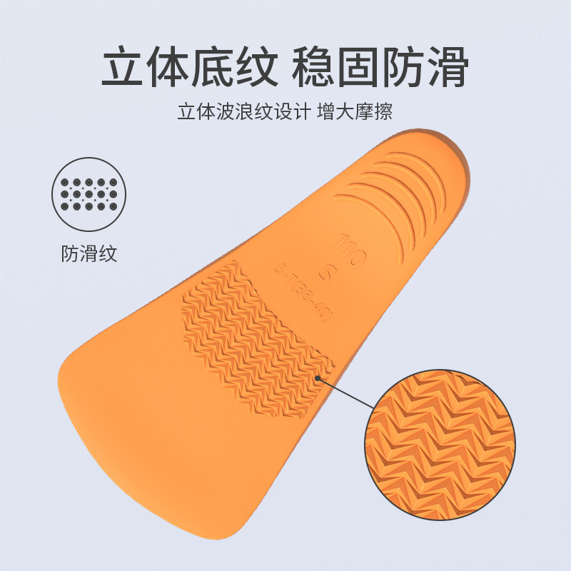 儿童短脚蹼自由泳专用硅胶鸭掌蛙鞋手蹼蝶泳潜水专业训练游泳脚蹼