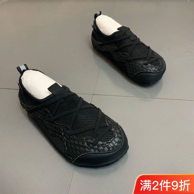 懒人一脚蹬男鞋2025年夏季新款B凉爽网面透气网鞋潮男老北京单鞋