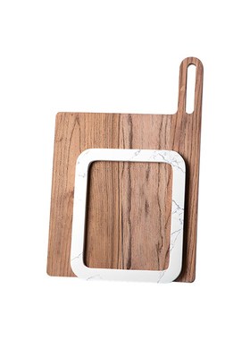 可凡现代简约餐厅软装摆件组合推荐陶瓷水壶大理石托盘样板间客厅