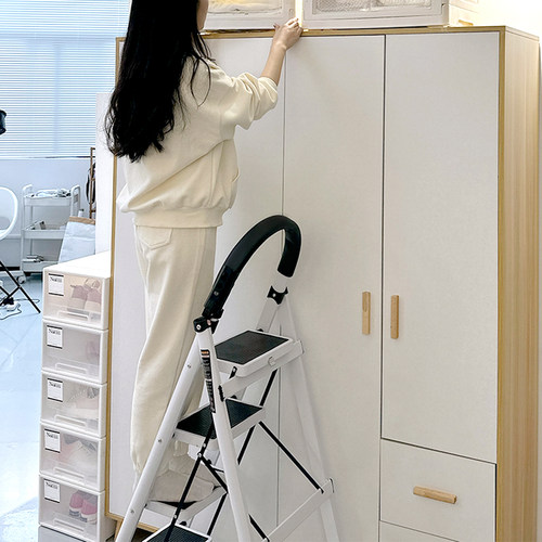 梯子家用步叉梯摺叠伸缩小型轻便人字加厚升降室内的加粗多功能