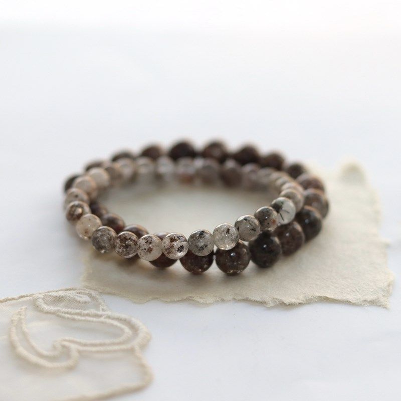 #一物一图# 将岁月的箴言藏于秋叶 - 雪霜幽灵晶手串情侣 雅丹风,饰品/流行首饰/时尚饰品新,手饰/手串,淘宝优惠券,粉丝福利购,淘宝优惠卷