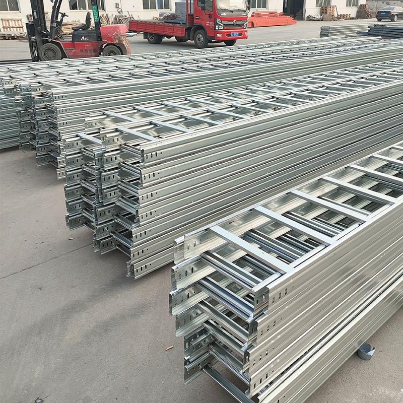 梯式热浸锌电缆桥架喷塑防火光伏大跨距桥架室外防雨防水厂家发货