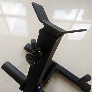 哈克深蹲支架单人站姿推举训练架家用可调节奥铃杆杠铃杆地炮支架