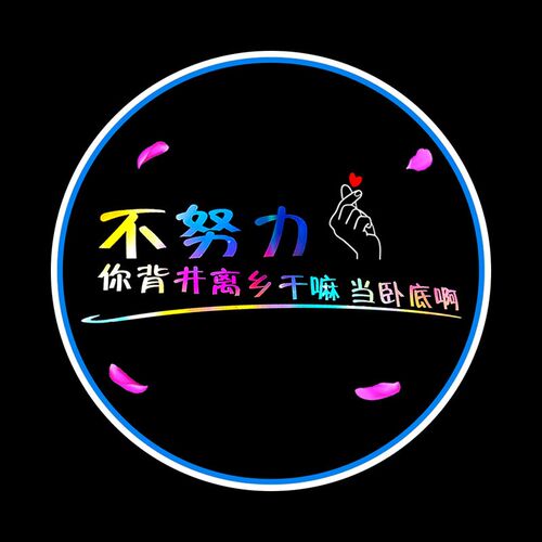 车内氛围灯汽车迎宾灯车门投影灯感应免接线充电定制logo图案礼物