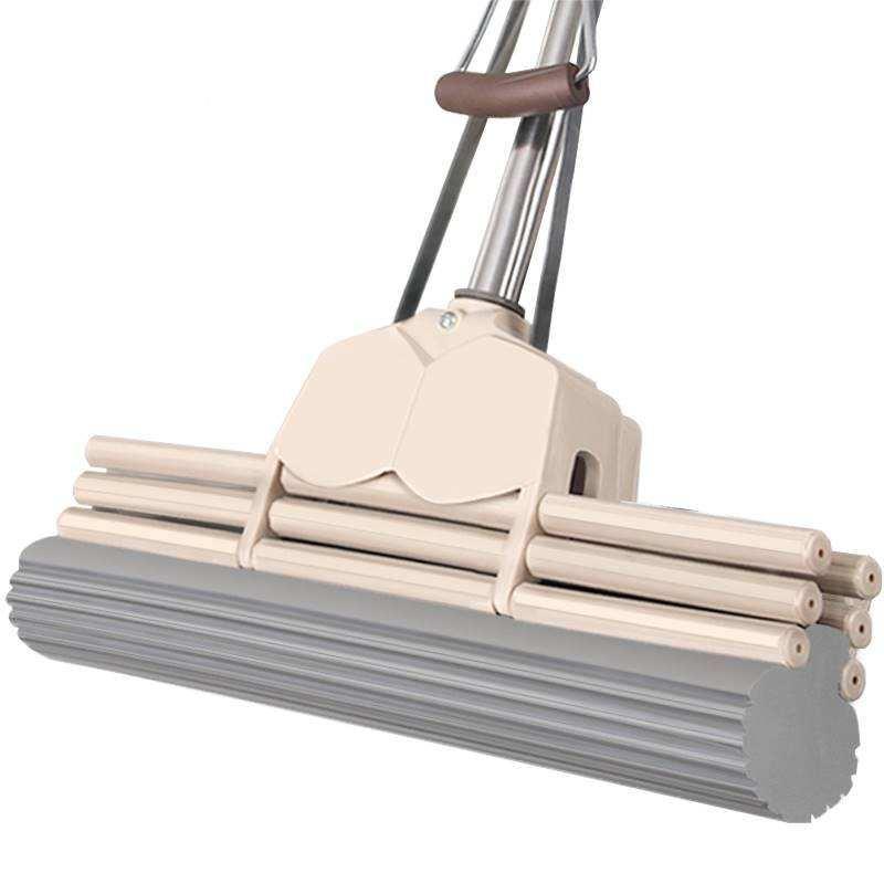 家用拖帕吸水拖把海绵托拉把脱吧海面地板地拖宿舍大学折叠三轮式