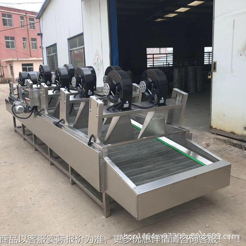 连续外除包装袋转风干机钢 翻果蔬清洗沥585水设备 不锈水风干流