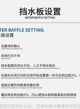 贝顿防洪防汛车移挡水板库出入口防洪挡水墙可动式防水BHT板门尔