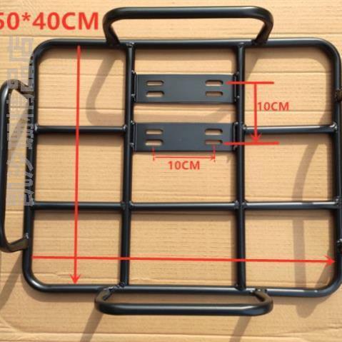 改装货架摩托车外卖支架通用箱架子?大货架电动车尾翼支架后备箱