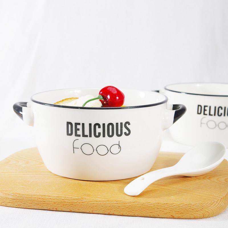 保鲜碗双耳网红单个饭碗带盖饭盒学生饭盒泡面碗微波炉防烫保鲜碗,餐饮具,碗,淘宝优惠券,粉丝福利购,淘宝优惠卷