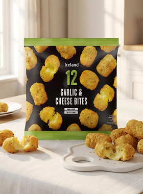 ICELAND埃丝蓝 12个装大蒜奶酪球198g