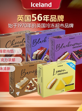 ICELAND蛋糕果派组合巧克力奶油熔岩黑森林黑加仑香蕉柠檬酥皮