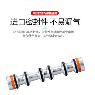 08电磁控制阀220v 气动电磁阀三位五通换向阀双线圈4V230C DC24V