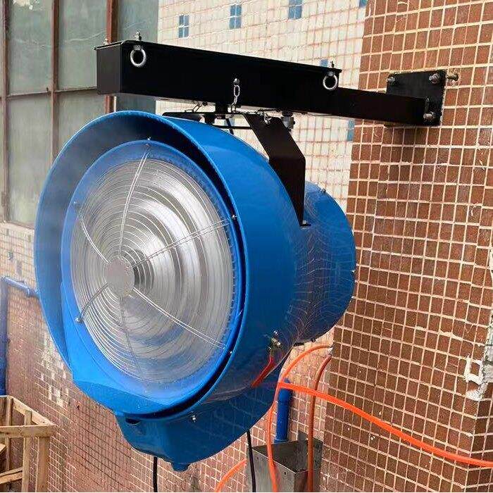 离心式加湿器工业喷雾风扇车间降温挂壁水雾化扇降尘喷雾器大吊扇