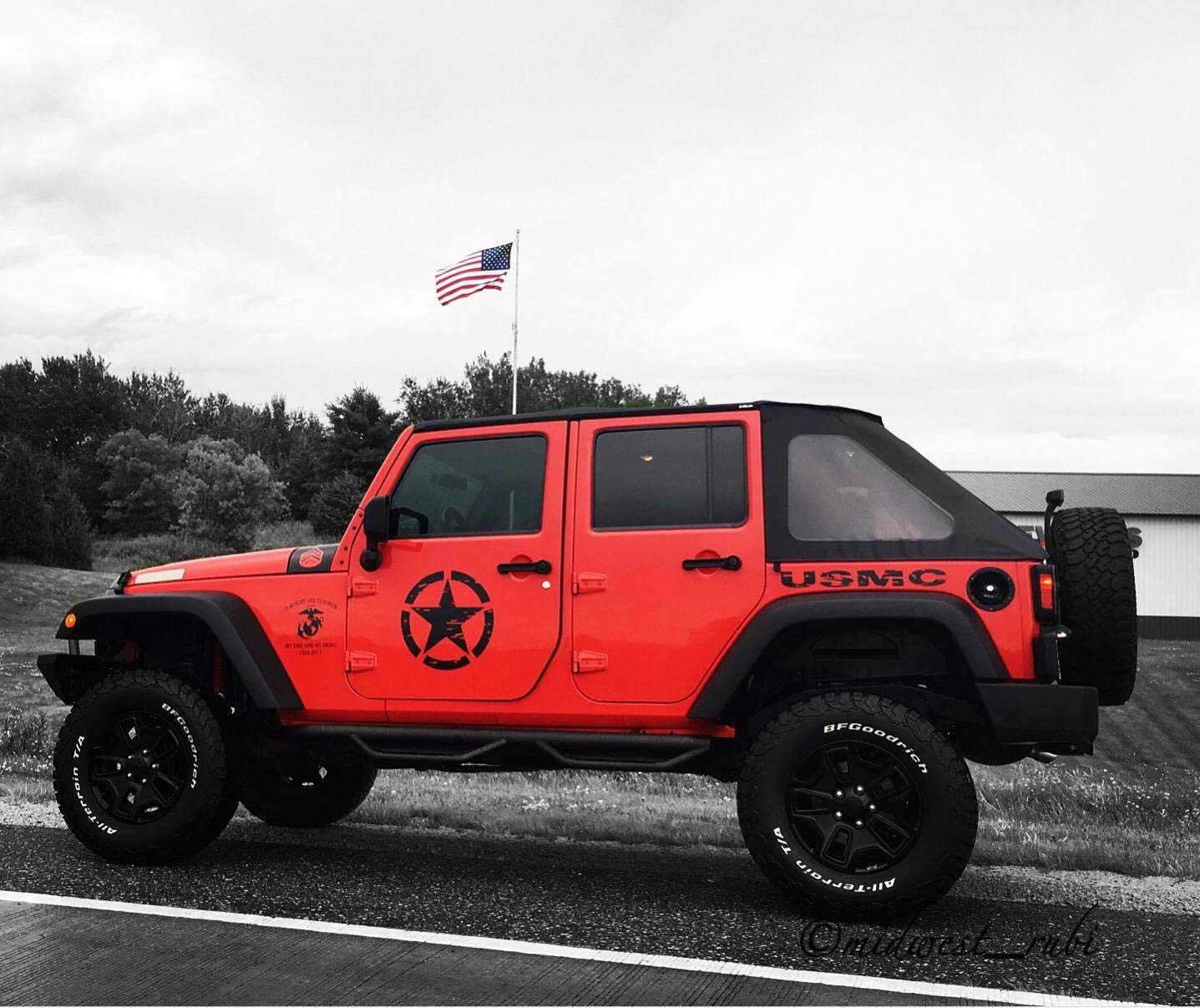 热销创意贴纸  机盖贴纸改装二战五角星兄弟连车贴拉花  可定制